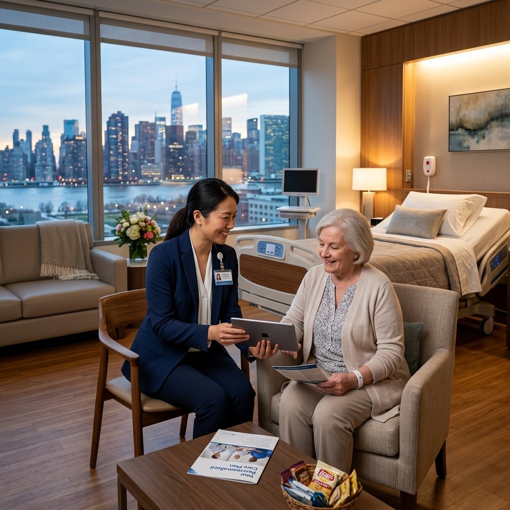 International Patient Care Coordinator Assisting Patient
